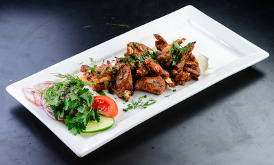 grilled lamb ribs