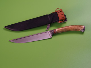 Original handmade Oriental dagger with scabbard