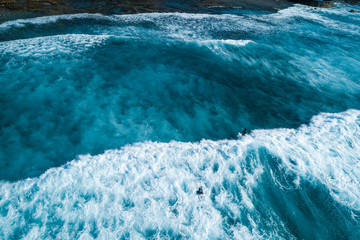 surfer rides a wave in the atlantic ocean Surfer rides on a wave. Wave of the Atlantic Ocean. Warm tropical water. © smspsy