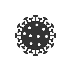 Coronavirus icon. Bacteria symbol modern, simple, vector, icon for website design, mobile app, ui. Vector Illustration