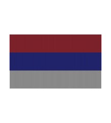 Flag of Republika Srpska .
The National Flag of Republika Srpska 
