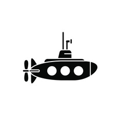 Submarine icon template