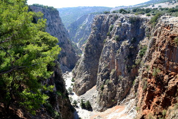 Grece, Crete, gorge, Aradena, mountains, landscape, nature, rock, kanion, travel, 