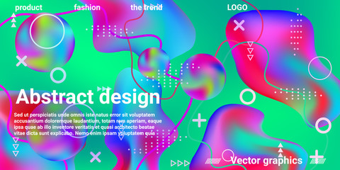 Modern design poster