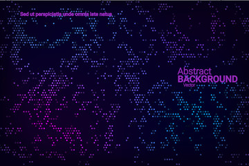 Halftone neon texture.