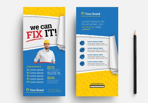 Contractor Handyman Flyer Layout