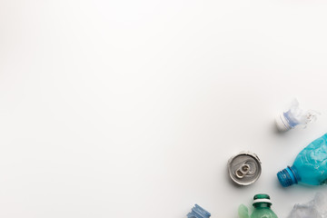 Garbage dump isolated on a white background