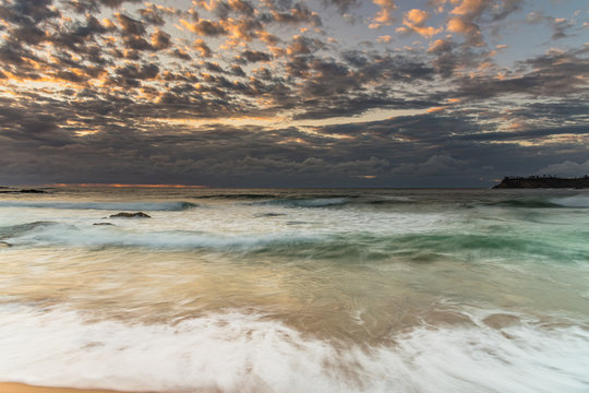 Clouds and Surf - Sunrise at Malua Bay © Merrillie