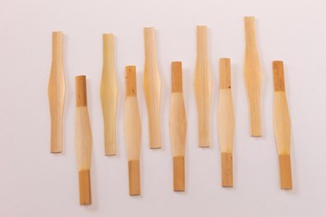 ten bamboo canes for handicrafts