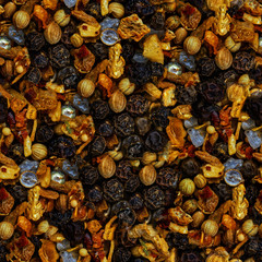 Seamless Mixed Spices Texture