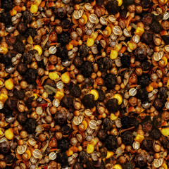 Seamless Mixed Spices Texture