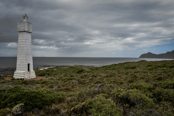 Fototapeta na wymiar Reproduction of the Cross of Vasco da Gama at the Cape of Good Hope, Cape Town, South Africa, 27th December 2018