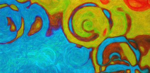 Commerce art for sale, Visual abstract fine artwork, Modern conceptual pattern, Design creative wallpaper, Backdrop template for website or printed product, Oil painting style, Hand drawing background
