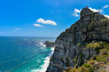 Magnificent view of Cape Point and Cape of Good Hope in Cape Town, South Africa