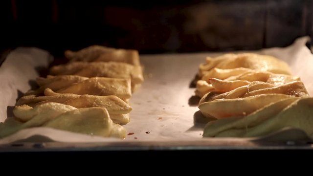 Cottura di pan brioches al forno