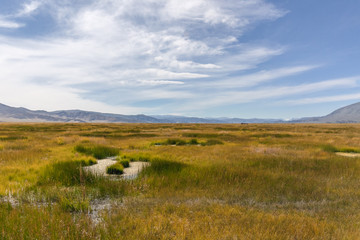 Mongolia landscape. Altai Tavan Bogd National Park in Bayar-Ulgii