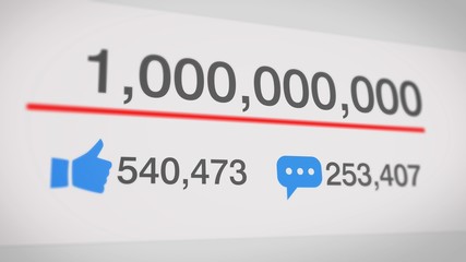 popular social media statistics illustration