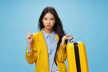 young woman with shopping bags