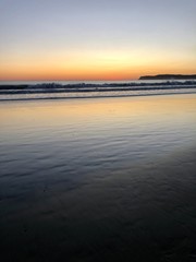 Fototapeta premium sunset over the sea