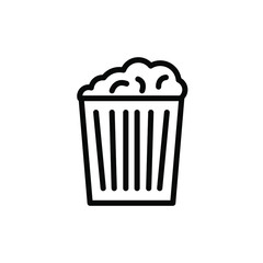Trash Icon , Template Logo Business Company Simple Clean , Emblem Isolated Emblem Illustration Modern Delete Clear , Outlien Solid Background White
