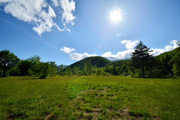 乗鞍高原　牛留池付近