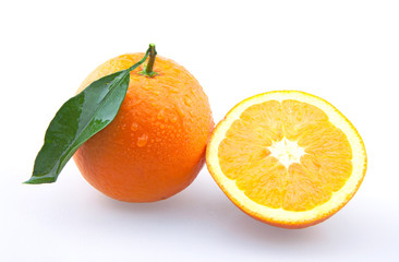 Half orange and An orange