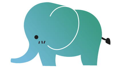 Simple Elephant Illustration
