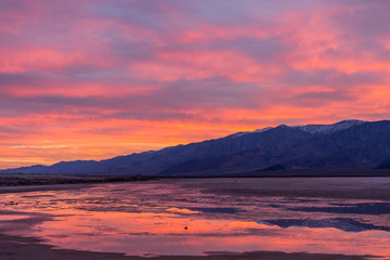 Sunset in Badwater Basin