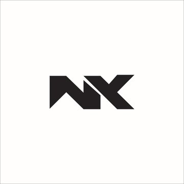 NY letter logo template vector