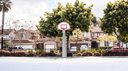 Basketball Hoop community during Covid-19 © erik