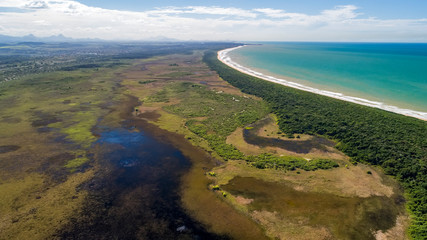 Paulo Cesar Vinha State Park photographed in Guarapari, in Espirito Santo. Southeast of Brazil. Atlantic Forest Biome. Picture made in 2018.