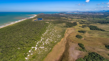 Paulo Cesar Vinha State Park photographed in Guarapari, in Espirito Santo. Southeast of Brazil. Atlantic Forest Biome. Picture made in 2018.