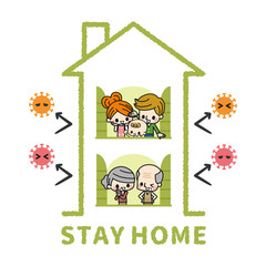 ステイホーム　外出自粛