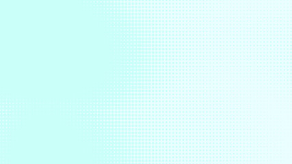 Fototapeta premium Dots halftone white blue and green color pattern gradient texture with technology digital background. Medicine healthcare with science concept.