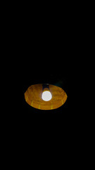 light bulb in the dark