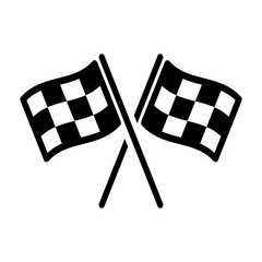 finish flag icon vector template