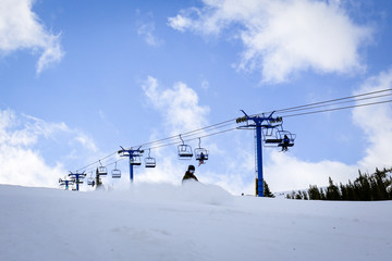 Obraz premium chairlift