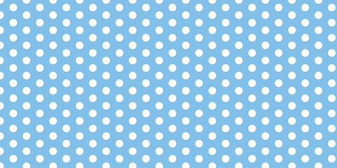 blue polka dots background - obrazy, fototapety, plakaty
