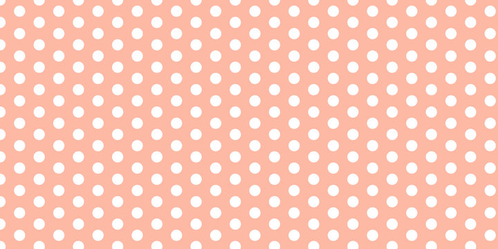 seamless polka dots pattern with polka dots