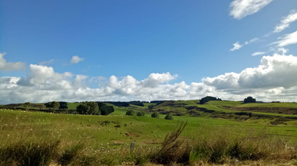 Beautiful landscape of south island New Zealand