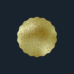 Premium quality golden label .Gold sign. Shiny, luxury badge. Best choice, price. Limited edition. Sale sticker. Logo of trendy star shape. Sunburst design elements. Gold postal stamp and postmark.