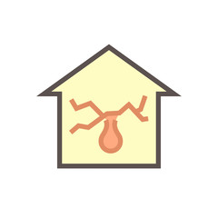 Naklejka premium water leak icon