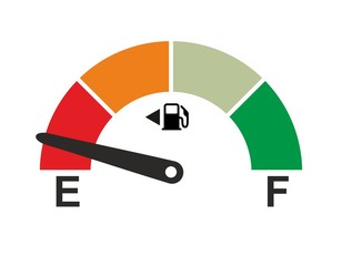 Fuel meter empty