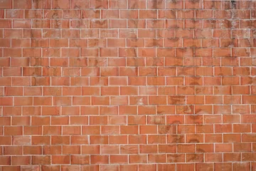 Papier Peint photo Mur de briques Grungy red brick wall background