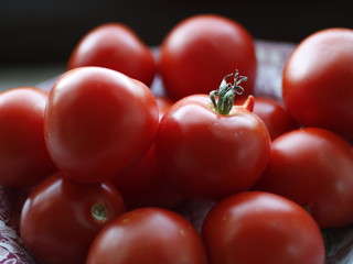 cherry tomatoes on a bowl
