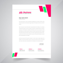 Business style letter head templates for your project design. Creative & Unique Template