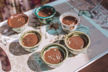 Classic coffee cup isolated on white background