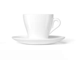 Espresso Coffee Cup 3d illustration