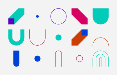 Memphis Abstract Vector Pattern Design