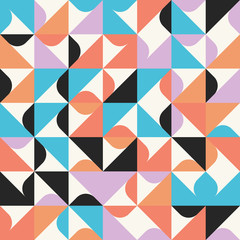 Colorful Geometric Vector Pattern Design